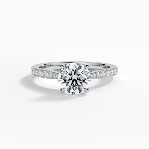 9ct White Gold 1.50ct Brilliant Cut Laboratory Grown Diamond Engagement Ring