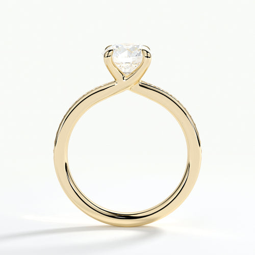 9ct Yellow Gold 1.50ct Brilliant Cut Laboratory Grown Diamond Engagement Ring