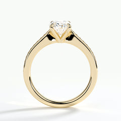 9ct Yellow 1.50ct Oval Brilliant Cut Laboratory Grown Diamond Engagement Ring