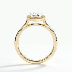9ct Yellow Gold 1.50ct Pear Cut Laboratory Grown Diamond Engagement Ring (Copy)