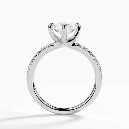 Platinum 1.50ct Brilliant Cut Laboratory Grown Diamond Engagement Ring (Copy) (Copy)