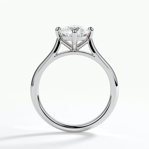 9ct White Gold 1.50ct Brilliant Cut Laboratory Grown Diamond Engagement Ring