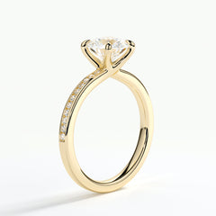 9ct Yellow Gold 1.50ct Brilliant Cut Laboratory Grown Diamond Engagement Ring
