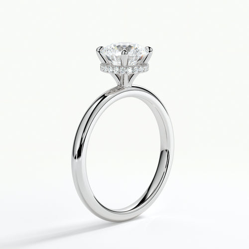 9ct whiter Gold 1.50ct Brilliant Cut Laboratory Grown Diamond Engagement Ring