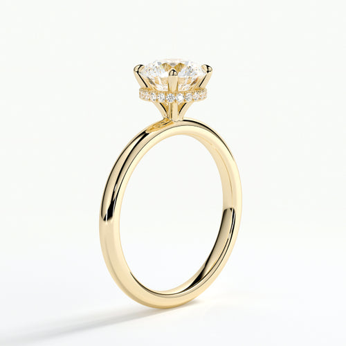 9ct Yellow Gold 1.50ct Brilliant Cut Laboratory Grown Diamond Engagement Ring