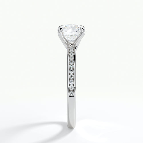 9ct White Gold 1.50ct Brilliant Cut Laboratory Grown Diamond Engagement Ring