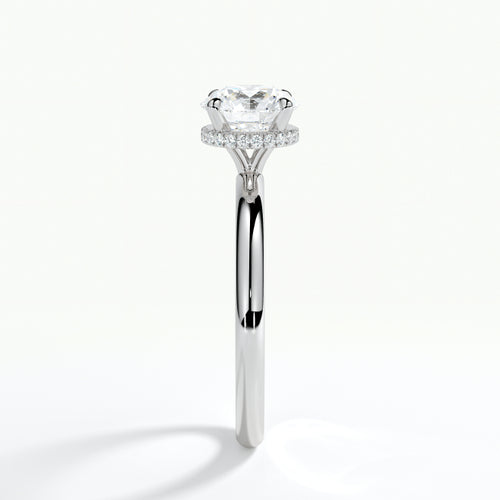 9ct whiter Gold 1.50ct Brilliant Cut Laboratory Grown Diamond Engagement Ring