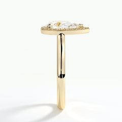 9ct Yellow Gold 1.50ct Pear Cut Laboratory Grown Diamond Engagement Ring (Copy)