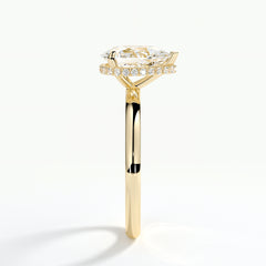 9ct Yellow Gold 1.50ct Pear Cut Laboratory Grown Diamond Engagement Ring