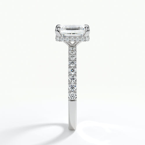 9ct White Gold 1.50ct Emerald Cut Halo Cluster Laboratory Grown Diamond Engagement Ring (Copy) (Copy) (Copy) (Copy) (Copy)