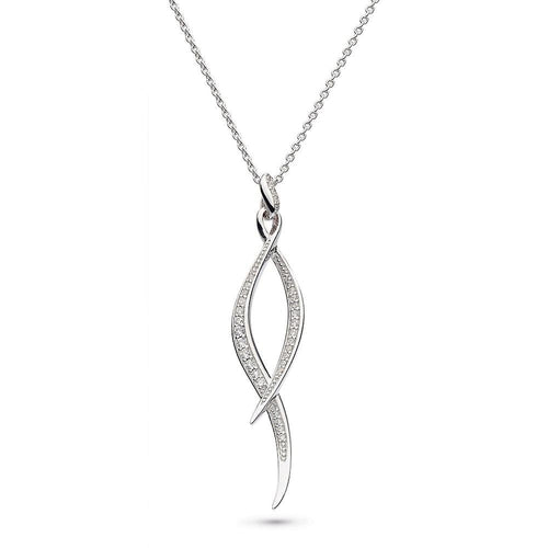 Kit Heath Entwine Twine Twist Pavé Necklace