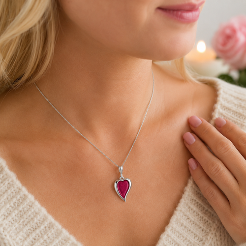 Maci Memories Sterling Silver Ashes Memorial Pendant