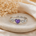 Maci Memories Sterling Silver Ashes Memorial Ring