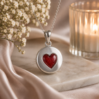 Maci Memories Sterling Silver Heart Ashes Pendant And Chain