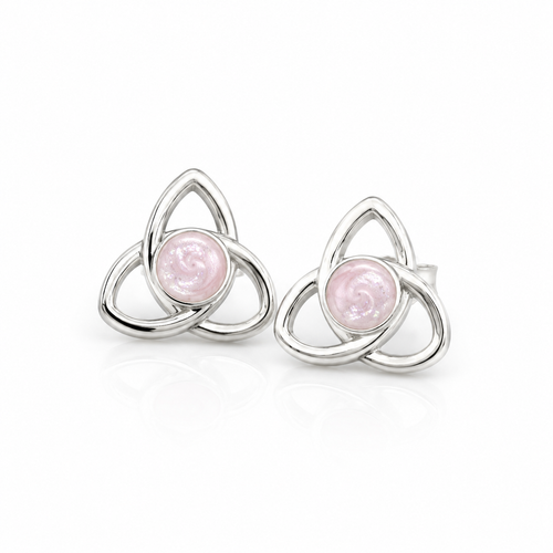 Maci Memories Sterling Silver Celtic Knot Ashes Memorial Earrings
