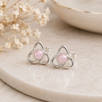 Maci Memories Sterling Silver Celtic Knot Ashes Memorial Earrings