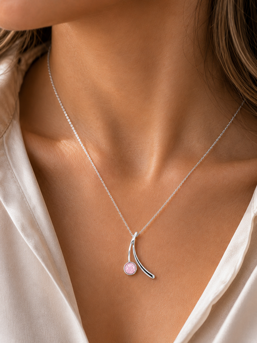 Sterling Silver Ashes Memorial  Pendant And Chain