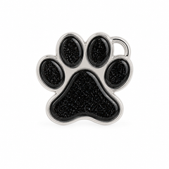 Sterling Silver Ashes Paw Print Memorial Pendant