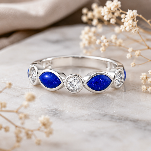 Sterling Silver Ashes Memorial Ring