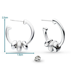 Kit Heath Coast Tumble Sand Hoop Earrings
