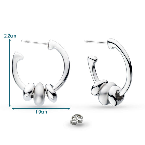 Kit Heath Coast Tumble Sand Hoop Earrings