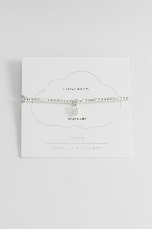Estella Bartlett "Happy Birthday" Sienna Interlinked Star Bracelet