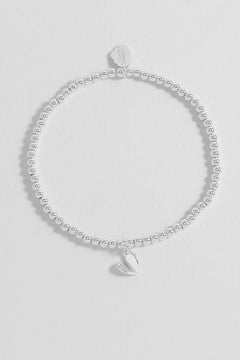Estella Bartlett "Mum In A Million" Sienna Folded Heart Bracelet