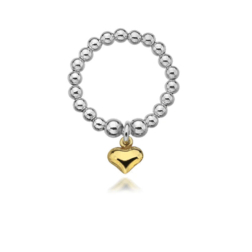 Dollie Jewellery Gigi Golden Heart Ring