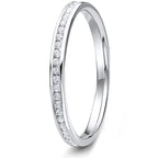 0.25ct 9ct gold Diamond Channel Set Wedding Ring