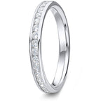 0.33ct 9ct Gold Diamond Channel Set Wedding Ring