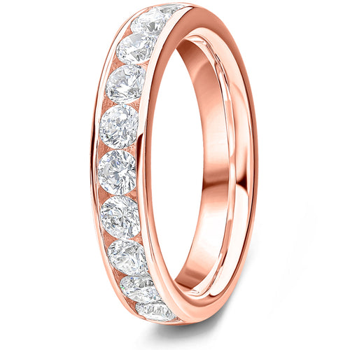 1.00ct 9ct gold Diamond Channel Set Wedding Ring