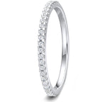 0.15ct 9ct gold Diamond Mini Claw Set Wedding Ring