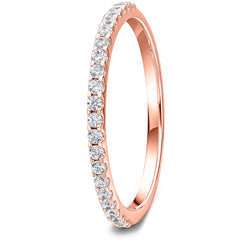 0.20ct 9ct Gold Diamond Mini Claw Set Wedding Ring