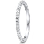 0.25ct 9ct Gold Diamond Mini Claw Set Wedding Ring