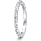 0.33ct 9ct Gold Diamond Mini Claw Set Wedding Ring