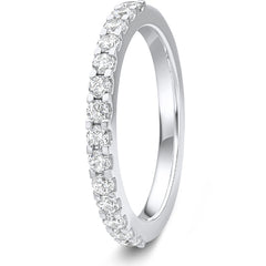 0.50ct 9ct Gold Diamond Mini Claw Set Wedding Ring