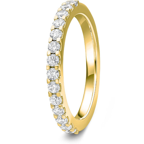 0.50ct 9ct Gold Diamond Mini Claw Set Wedding Ring