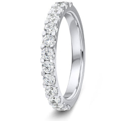 0.75ct 9ct Gold Diamond Mini Claw Set Wedding Ring