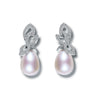 Brielle Pear Pearl & Crystal Bridal Earrings