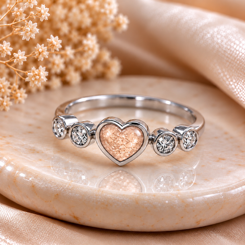 Maci Memories Sterling Silver Ashes Memorial Ring