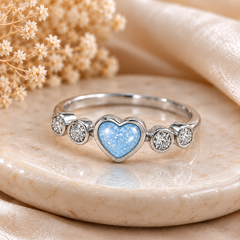 Maci Memories Sterling Silver Ashes Memorial Ring