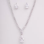 Dolores Teardrop Crystals Earring & Necklace Set