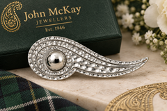 Limited-edition Heritage Collection Sterling Paisley Brooch