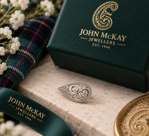 Limited-edition Heritage Collection Paisley Filigree Brooch