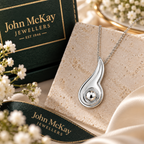 Limited-edition Heritage Collection Sterling Silver  Paisley Necklace.