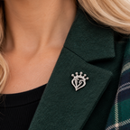 Limited-edition Paisley Heart Luckenbooth Brooch