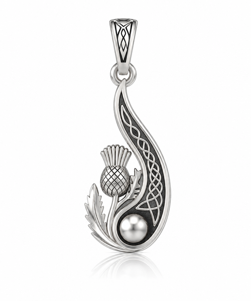 Limited-edition Heritage Collection Paisley Thistle Necklace