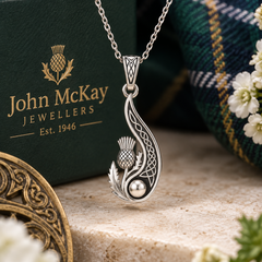 Limited-edition Heritage Collection Paisley Thistle Necklace