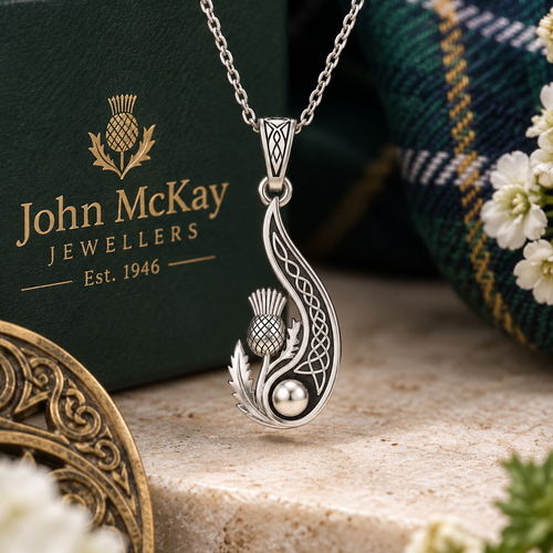 Limited-edition Heritage Collection Paisley Thistle Necklace