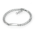 D for Diamond ID Bar Bracelet with Diamond